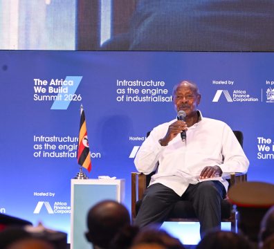 President Museveni addressing delegates during the the Africa We Build Summit 2026 at held at JW Mariot Hotel in Nairobi, Kenya on 23-Apr-2026. PPU Photo
