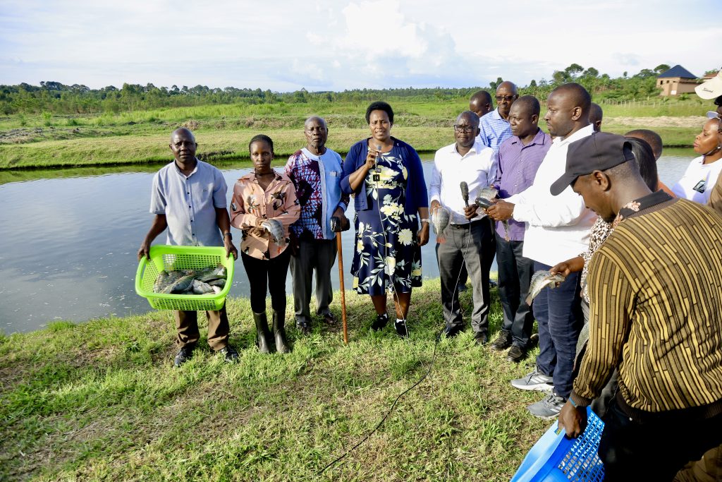 State House Comptroller Ms Jane Barekye Launches Fish Selling At Mengo Zonal Presid Hub In Kayunga - 20-Apr-2026