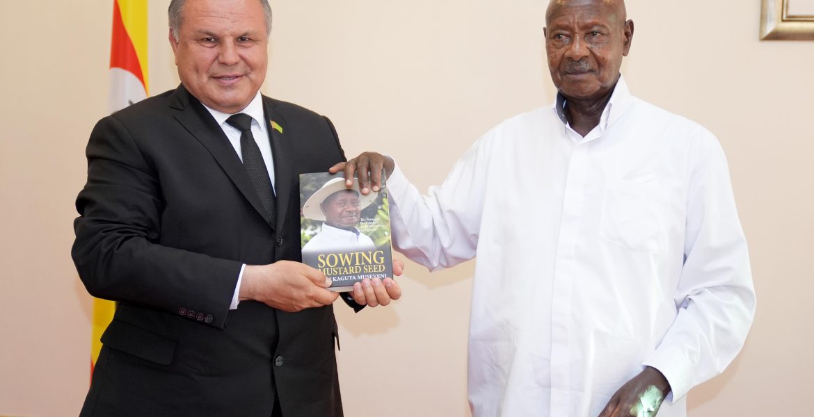 President Museveni meets Ata Serdarov - leader of the Democratic party of Turkmenistan - SHE - 14-May-2026