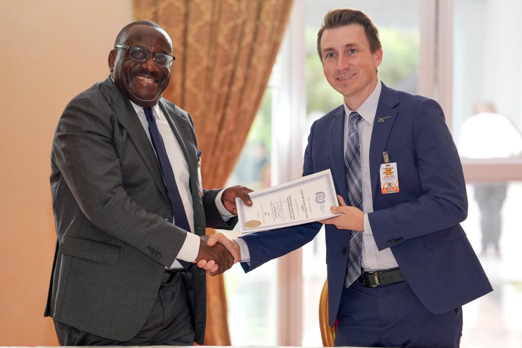 President Museveni meets US Delegation with Starlink representatives with UCC team at State House - Entebbe - 15-May-2026
