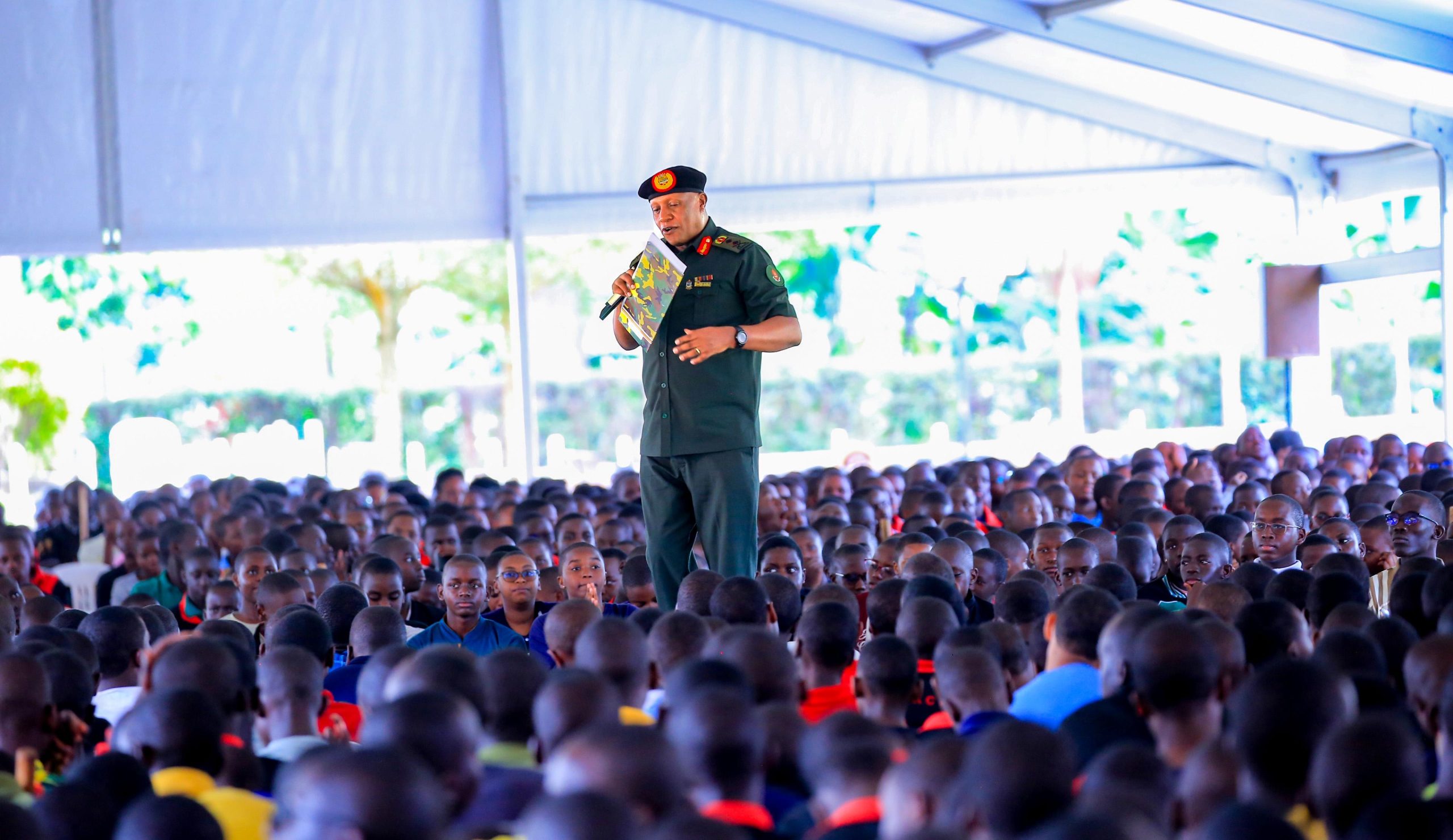 Maj Gen Matsiko Henry Speaks To Kawempe Muslim SS Students - NSPC - 04-Jun-2026
