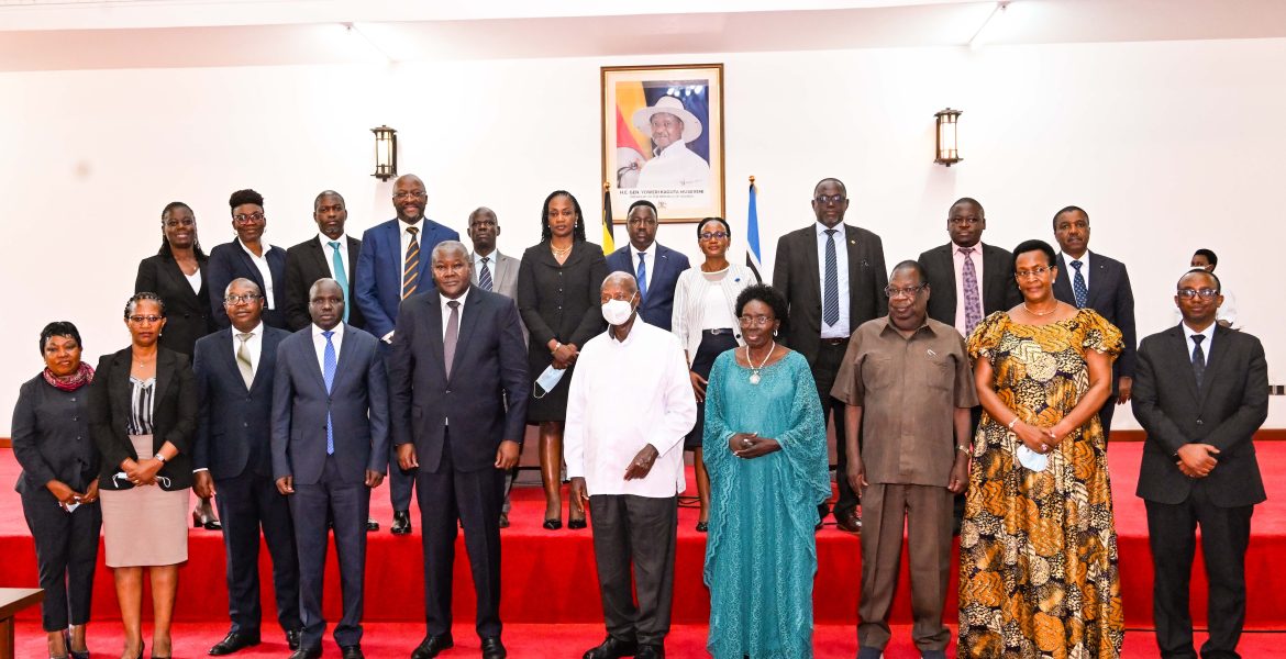 President Museveni Meets EAC-SG Stephen P Mbundi - State Lodge Nakasero - 09-Jun-2026