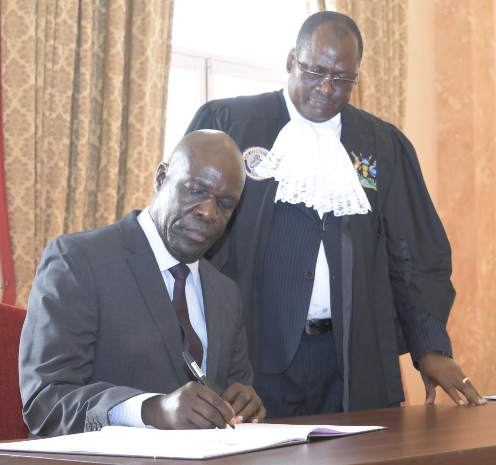 President Museveni Presides Over Swearing-In Ceremony Of Deputy Chief Justice Moses Kazibwe Kawumi - 12-Jun-2026
