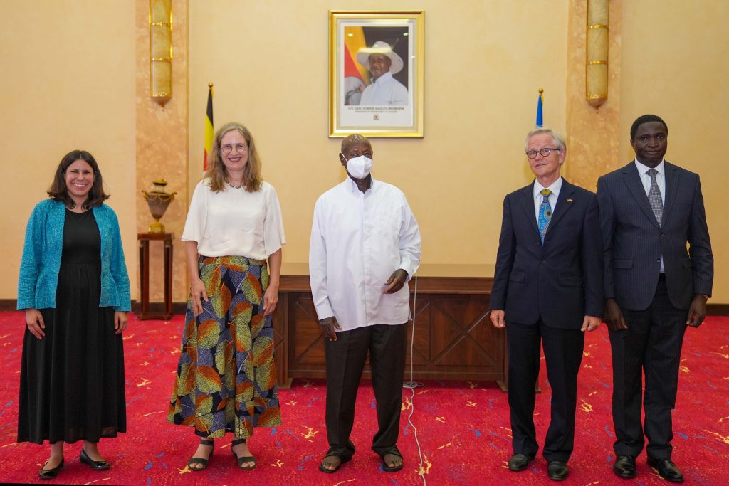 President Museveni bids farewell to Germany Ambasador H.E Matthias Schauer and delegation - 02-Jun-2026