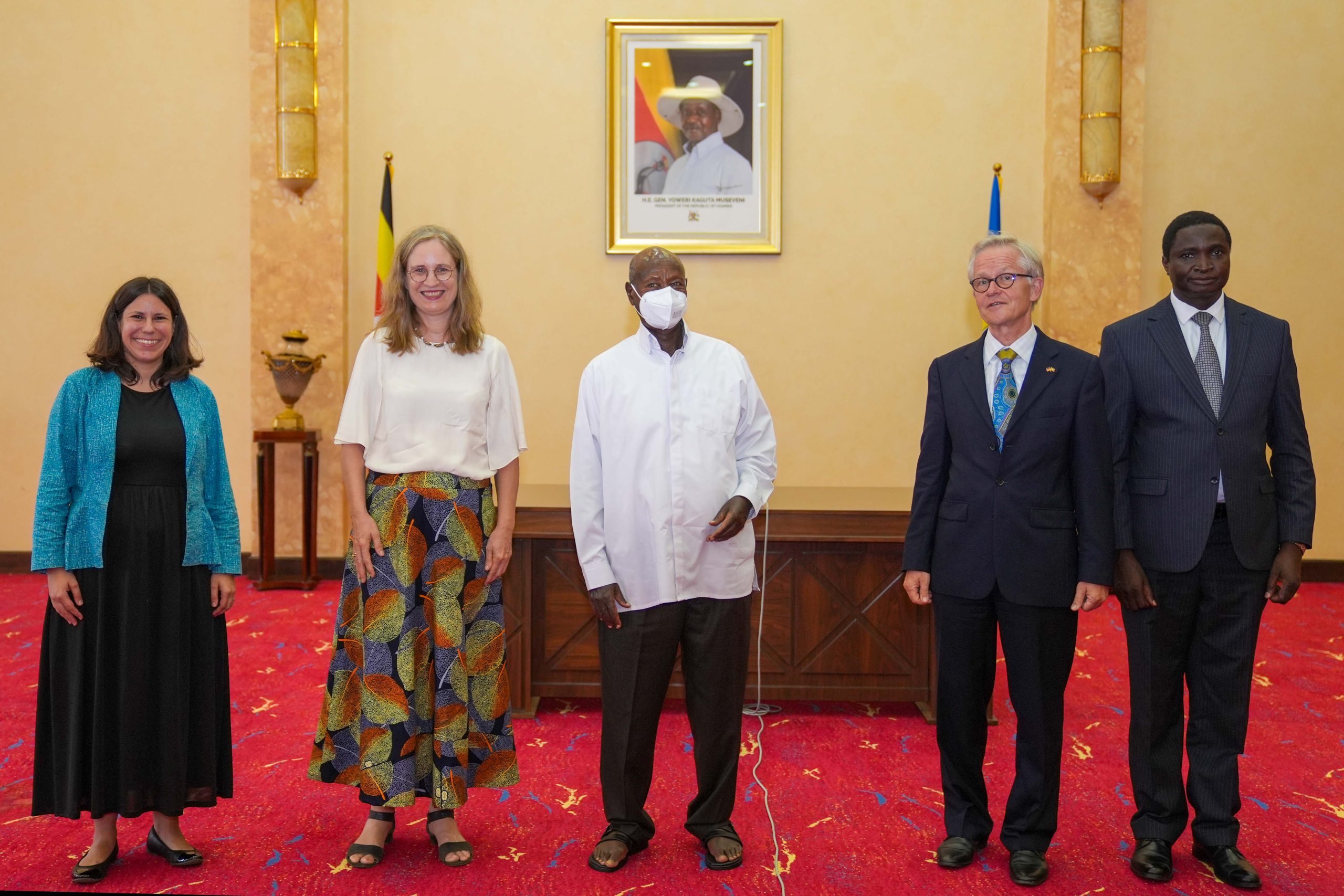 President Museveni bids farewell to Germany Ambasador H.E Matthias Schauer and delegation - 02-Jun-2026