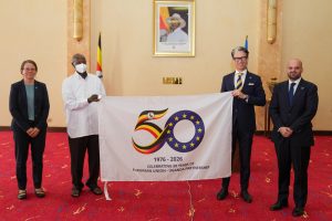 President Museveni meets EU Ambassador H.E Jan Sadek and delegation