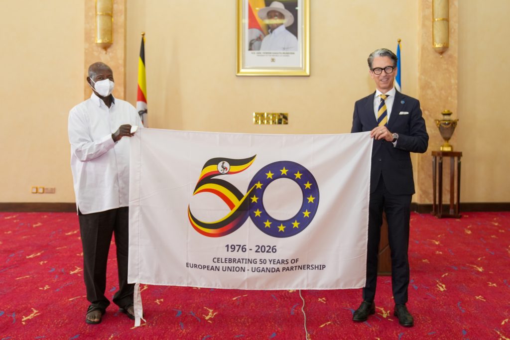 President Museveni meets EU Ambassador H.E Jan Sadek and delegation