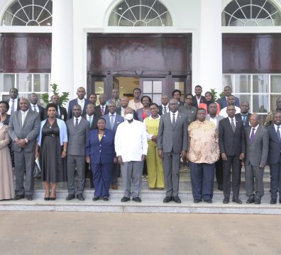 President Museveni Meeting With AFCON Local Organising Committee - State House Entebbe - 01-Jul-2026