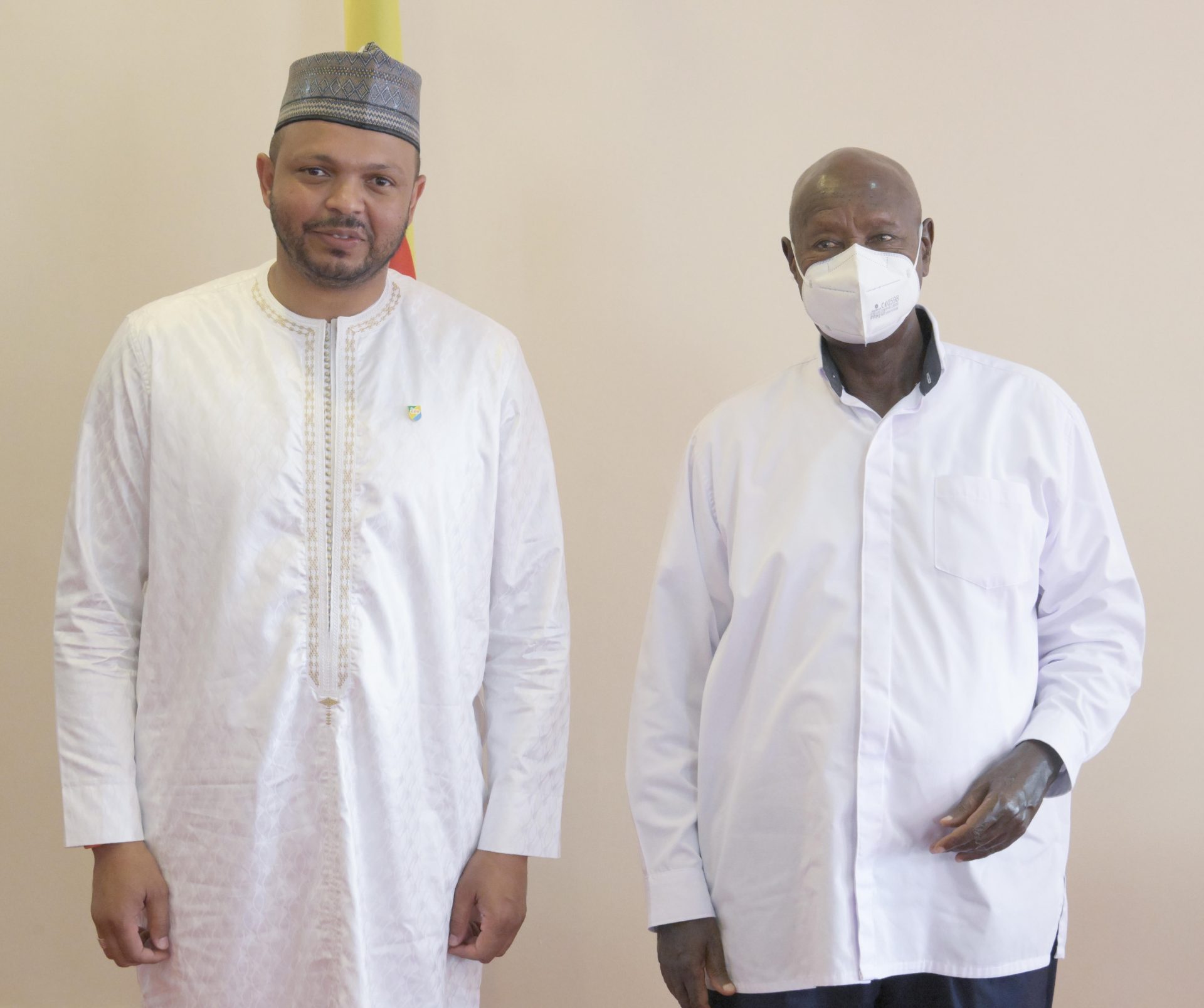 President Museveni Pledges Support To OACPS, Offers Uganda As Potential New Headquarters President Museveni Meets OACPS SG Moussa Saleh Batraki - State House Entebbe - 28-Jul-2026