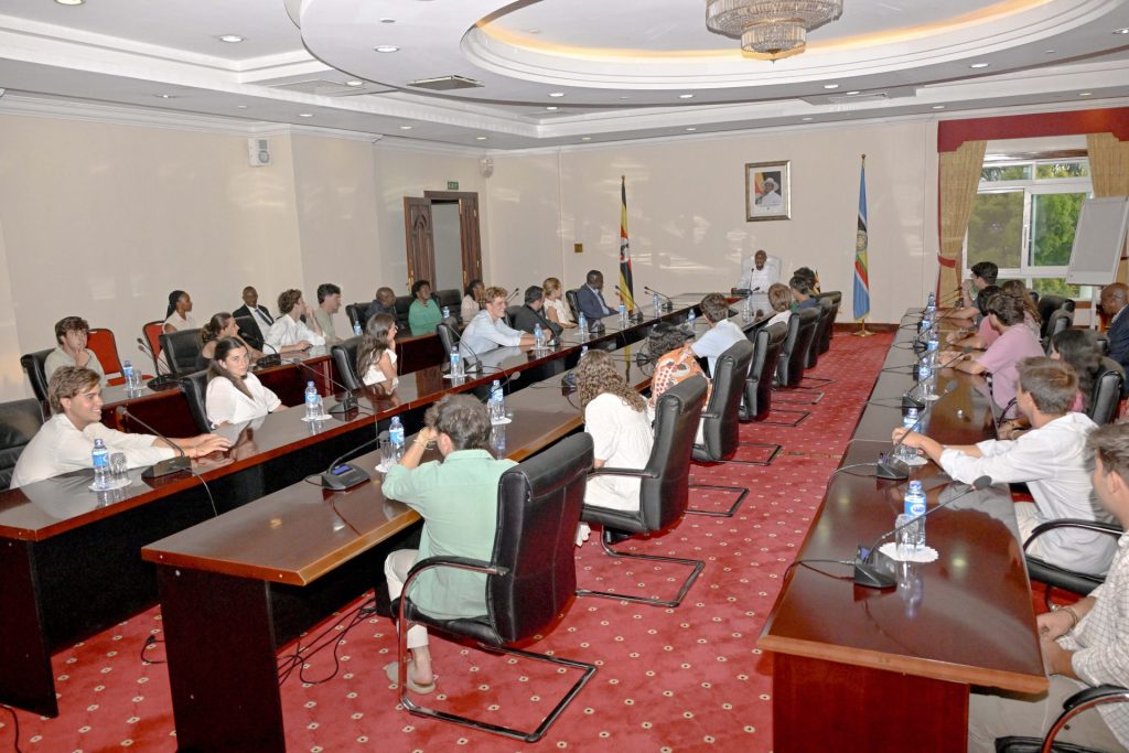President Museveni Meets Spanish Student Volunteers - State House Entebbe - 23-Jul-2026