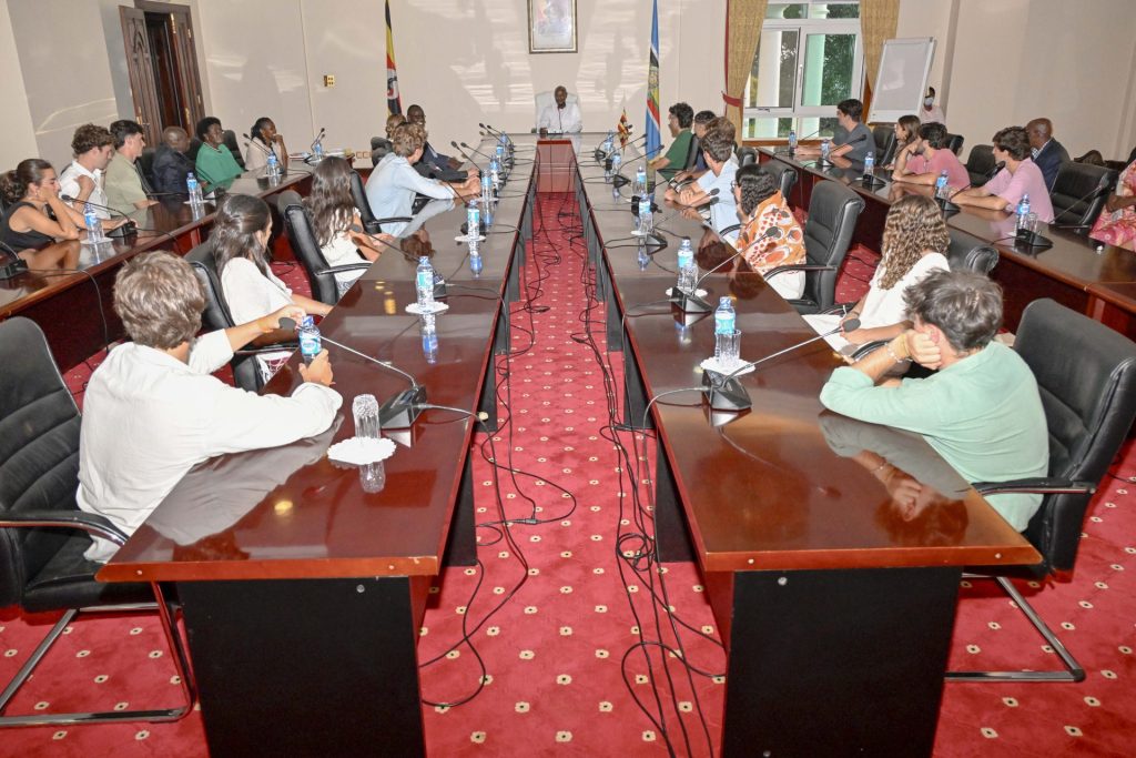 President Museveni Meets Spanish Student Volunteers - State House Entebbe - 23-Jul-2026