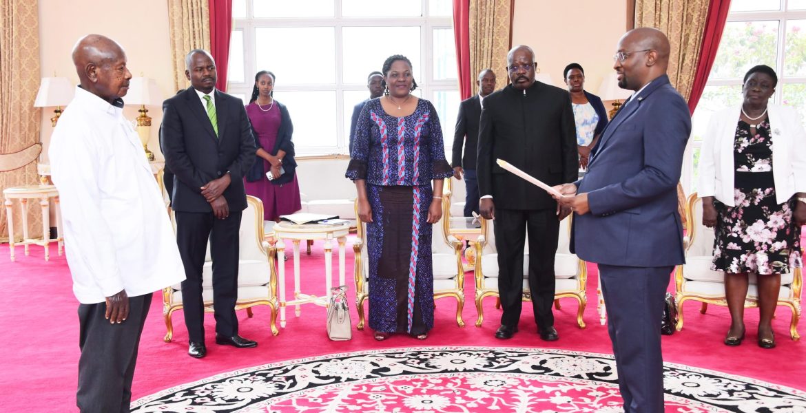 President Museveni Welcomes New Namibia High Commissioner - State House Entebbe - 29-Jul-2026