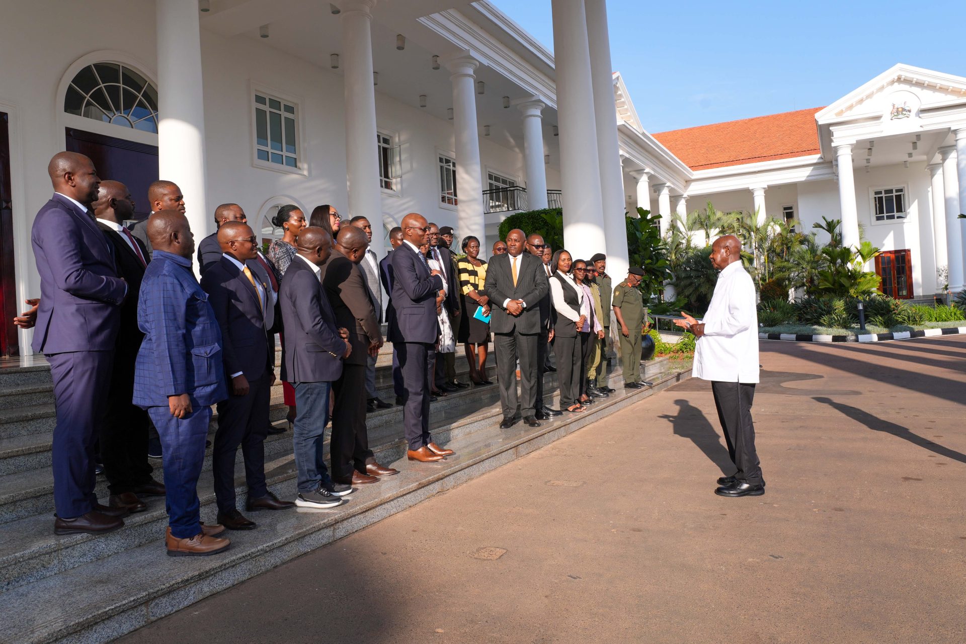 President Museveni meets DRC Special envoy at State House - Entebbe - 22-Jul-2026