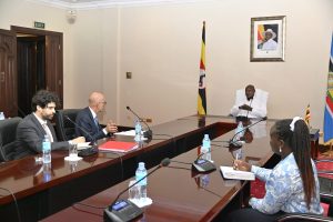 Ambassador of Italy to Uganda, HE Mauro Massoni Meets President Museveni - State House Entebbe - 27-Aug-2026