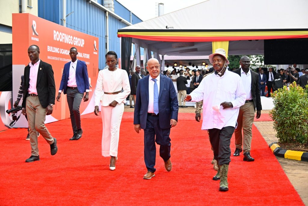 President Museveni Inaugurates Phase IV Level 2 of the Ultra-Modern Rolling Mill Complex at Roofings - Namanve - 25-Aug-2026