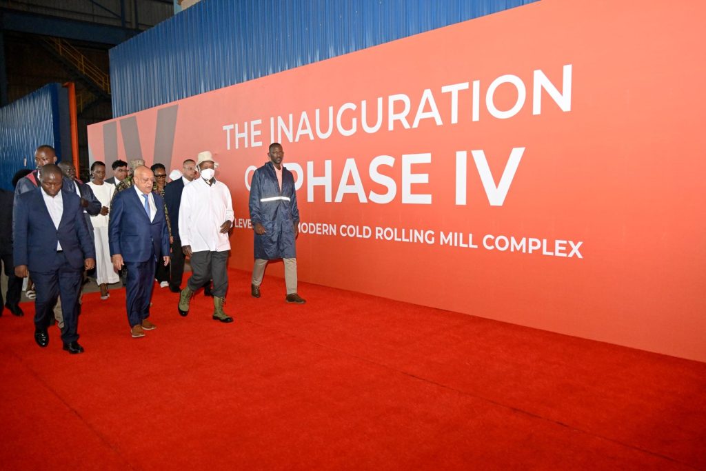 President Museveni Inaugurates Phase IV Level 2 of the Ultra-Modern Rolling Mill Complex at Roofings - Namanve - 25-Aug-2026