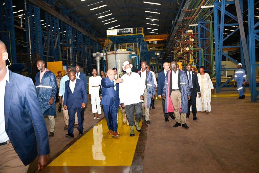 President Museveni Inaugurates Phase IV Level 2 of the Ultra-Modern Rolling Mill Complex at Roofings - Namanve - 25-Aug-2026