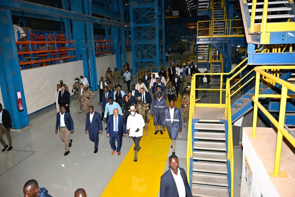 President Museveni Inaugurates Phase IV Level 2 of the Ultra-Modern Rolling Mill Complex at Roofings - Namanve - 25-Aug-2026