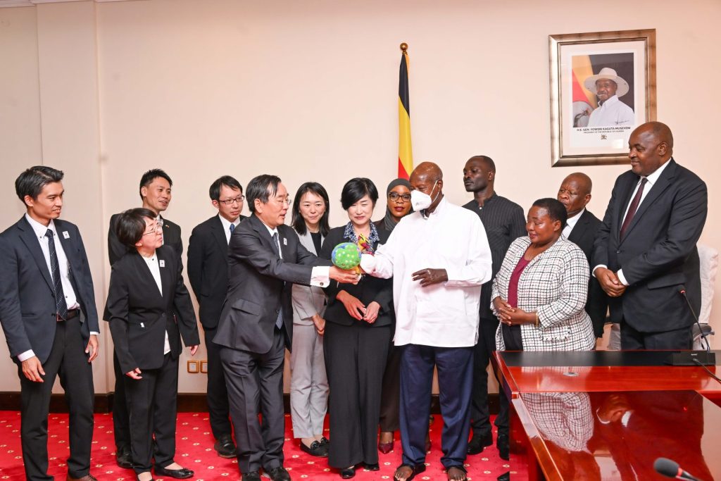 President Museveni Meets Japanese delegation led by Ambassador Takahashi Misako - State House Entebbe - 28-Sep-2026
