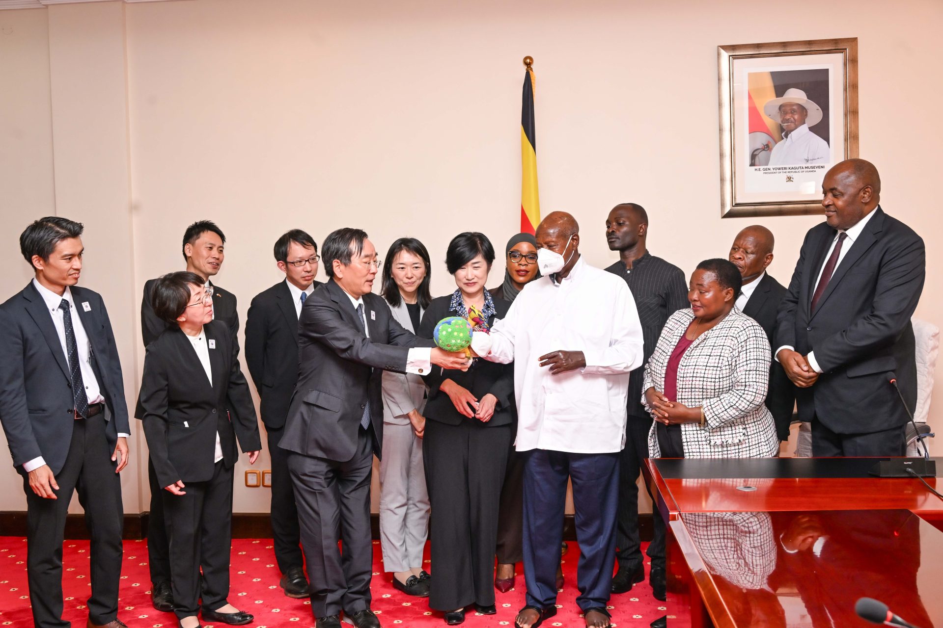 President Museveni Meets Japanese delegation led by Ambassador Takahashi Misako - State House Entebbe - 28-Sep-2026