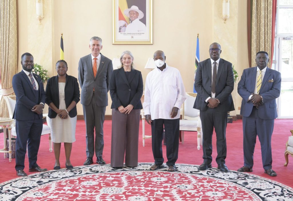 President Museveni Receives Credentials from H.E. Angele van der Heijden-Samura, Ambassador Designate of the Kingdom of the Netherlands at State House Entebbe on 1st September 2026. PPU Photo