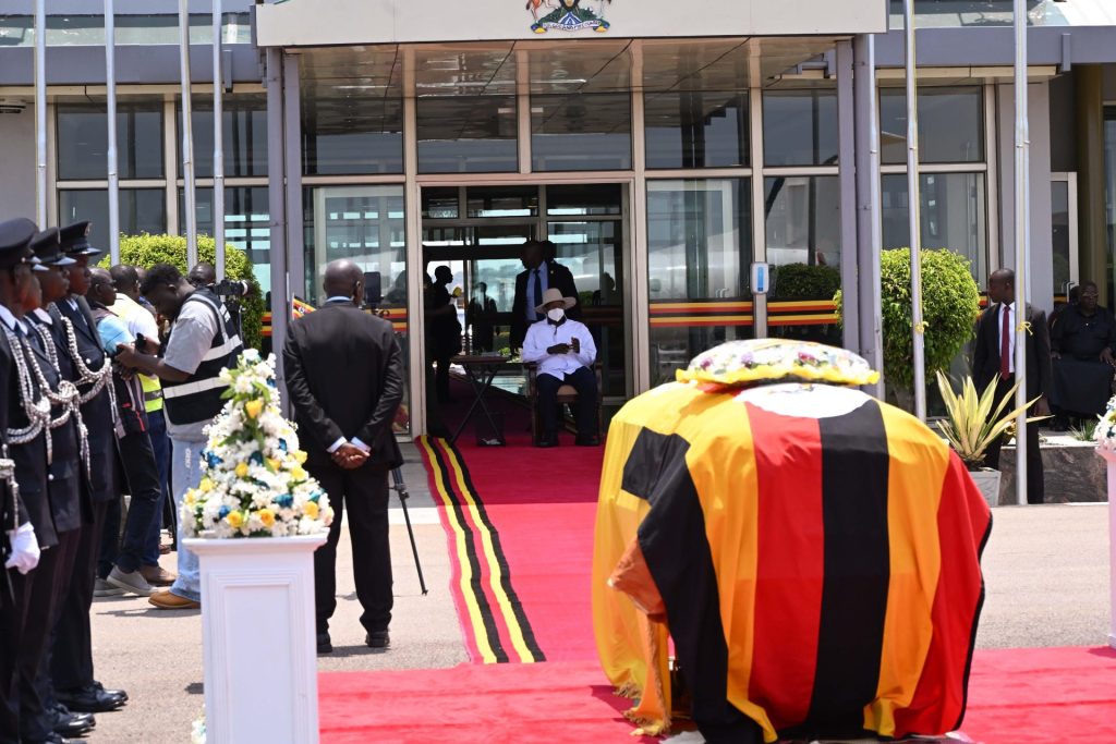 President Museveni Receives King Oyo’s Body at Entebbe Airport - 04-Sep-2026