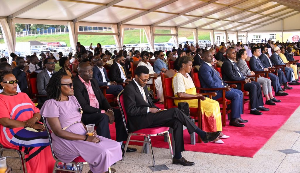 Some of the guests who turned up for President Museveni's 82nd birthday celebartions at Kololo on Saturday Septh 19th. PPU Photo
