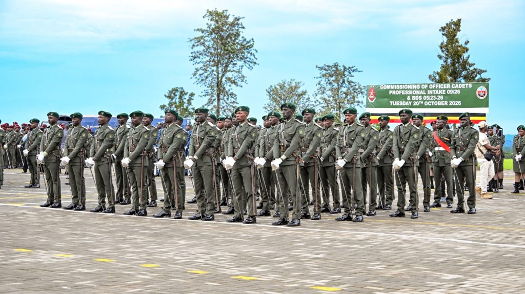 President Museveni Commissions 280 UPDF Officer Cadets - Uganda Military Academy Kabamba - 20-Oct-2026
