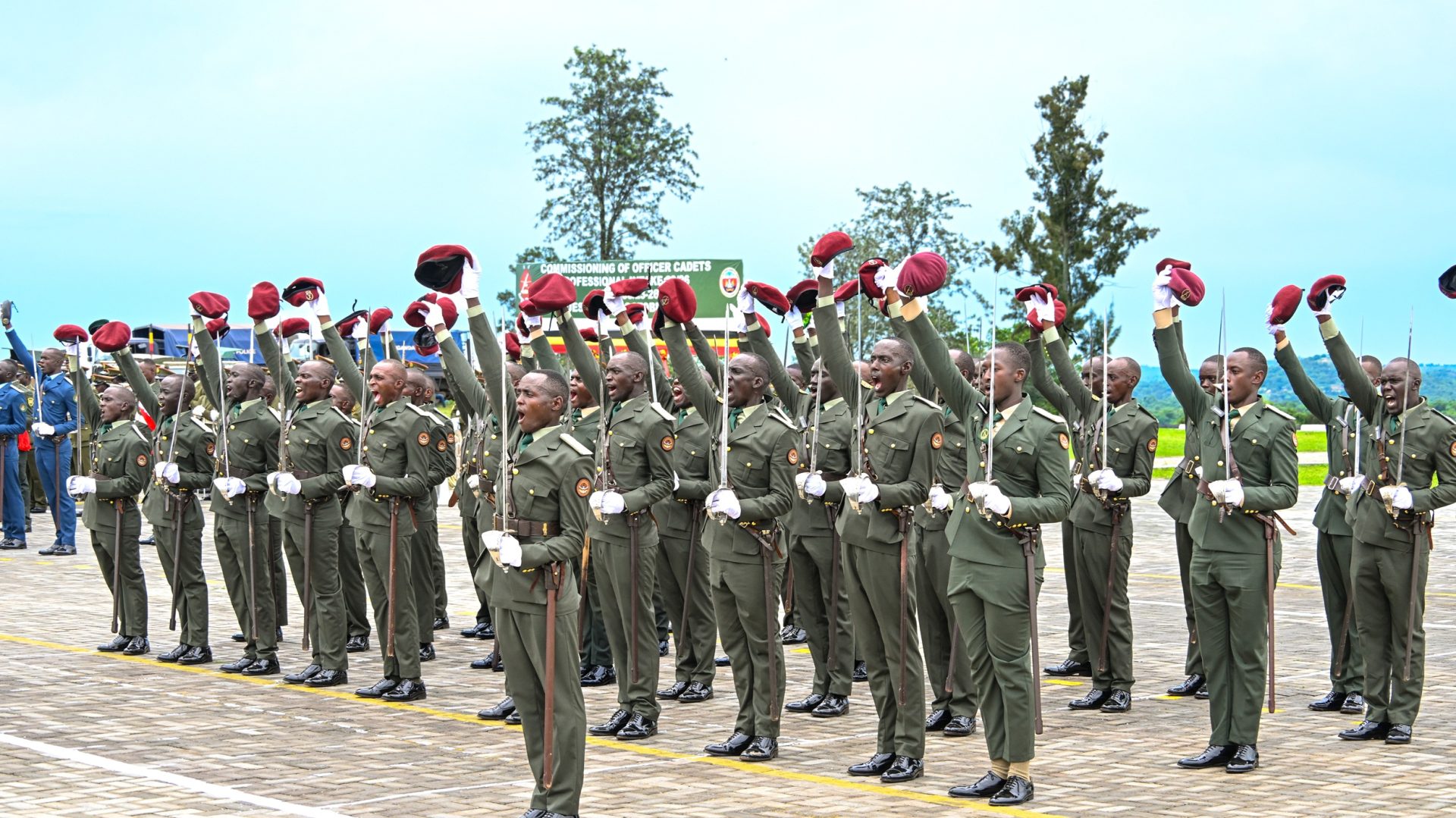President Museveni Commissions 280 UPDF Officer Cadets - Uganda Military Academy Kabamba - 20-Oct-2026
