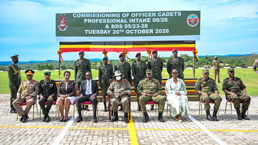 President Museveni Commissions 280 UPDF Officer Cadets - Uganda Military Academy Kabamba - 20-Oct-2026