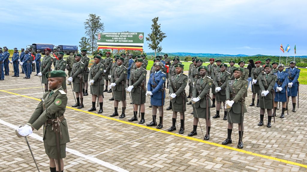 President Museveni Commissions 280 UPDF Officer Cadets - Uganda Military Academy Kabamba - 20-Oct-2026