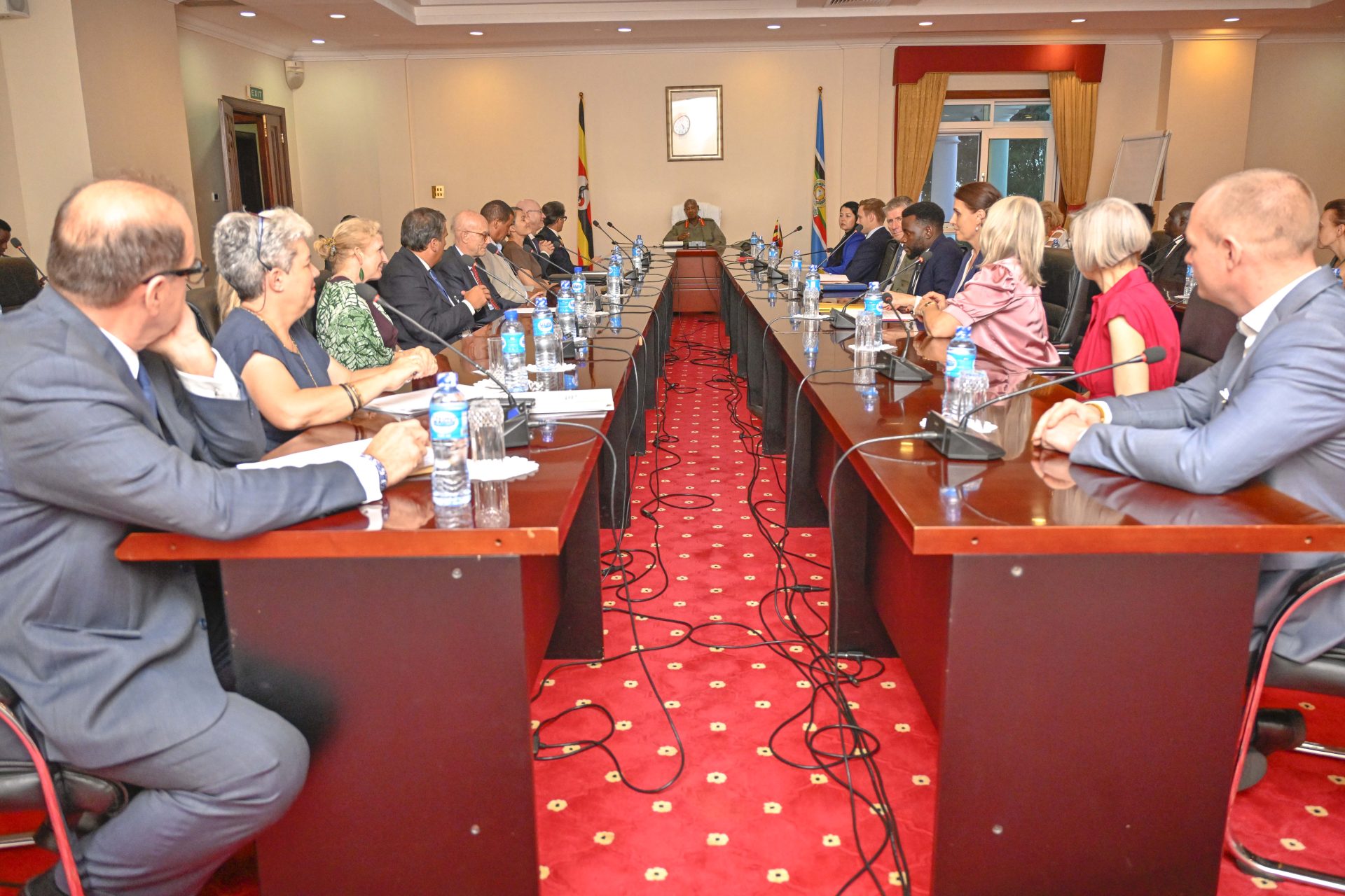 President Museveni Urges European Investors To Tap Into Uganda’s Economic Opportunities President Museveni Meets European Union Ambassadors and Investors - State House Entebbe - 22-Oct-2026