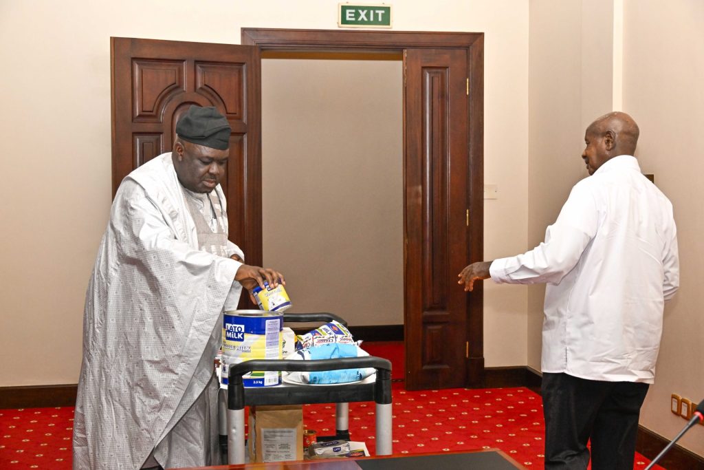President Museveni Meets Nigerian investor Dr Abbas A Waziri - State House Entebbe - 06-Oct-2026