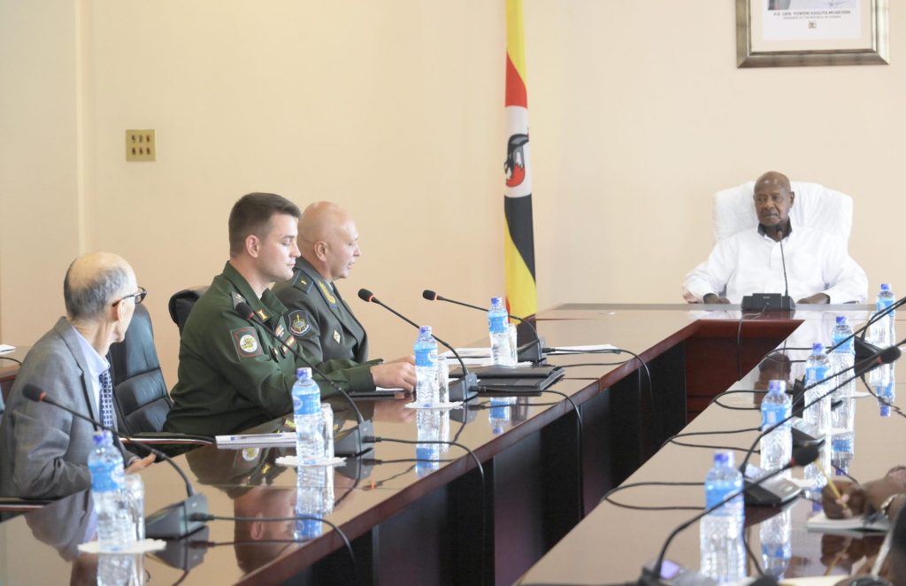 President Museveni Meets Russian Delegation Led By Maj Gen Sergei Marchuk - State House Entebbe - 09-Oct-2026