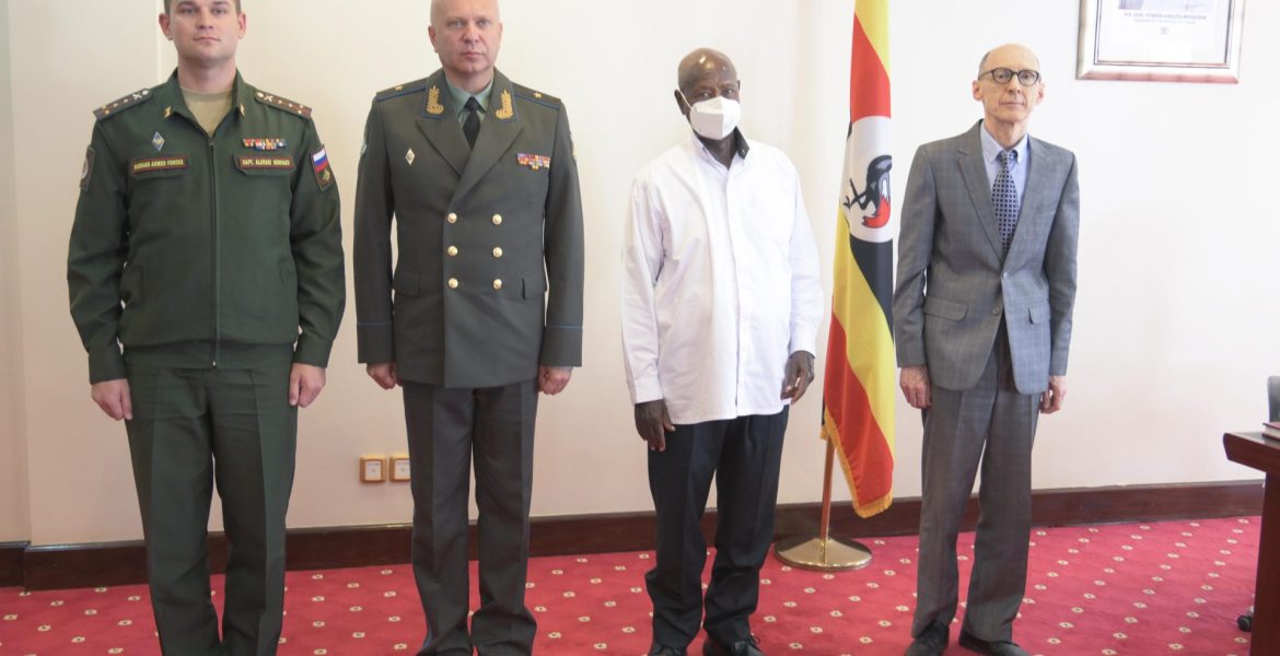 President Museveni Meets Russian Delegation Led By Maj Gen Sergei Marchuk - State House Entebbe - 09-Oct-2026