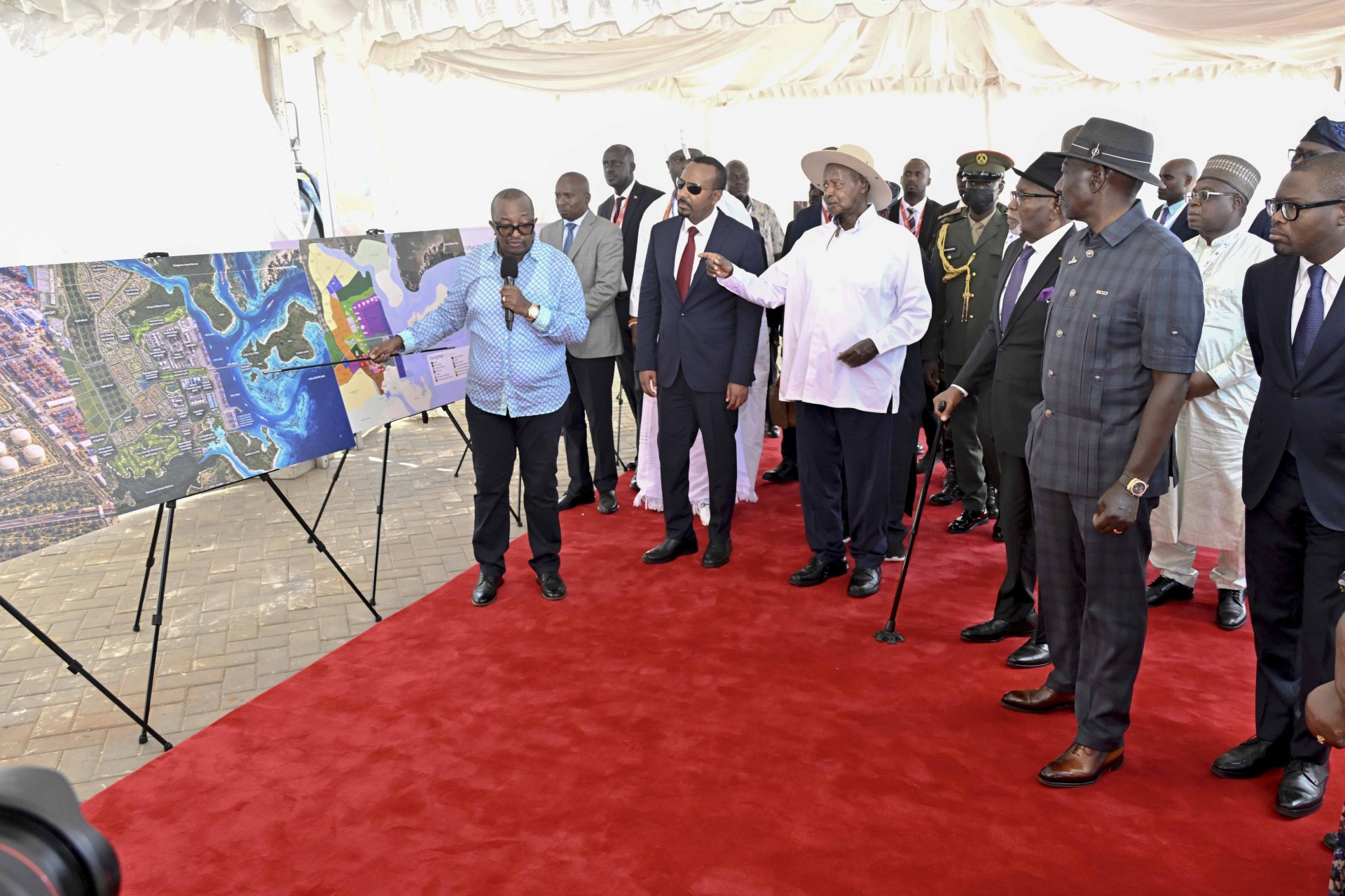President Museveni at the Groundbreaking of Dangote East Africa Petroleum Refinery - Lamu, Kenya - 30-Sep-2026