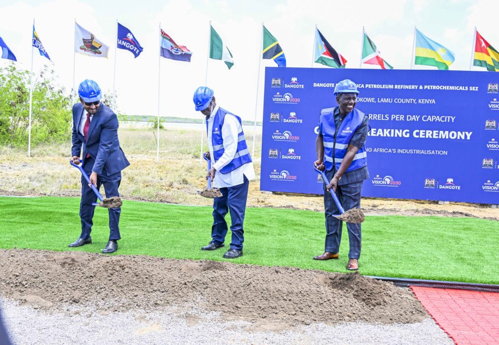 President Museveni at the Groundbreaking of Dangote East Africa Petroleum Refinery - Lamu, Kenya - 30-Sep-2026