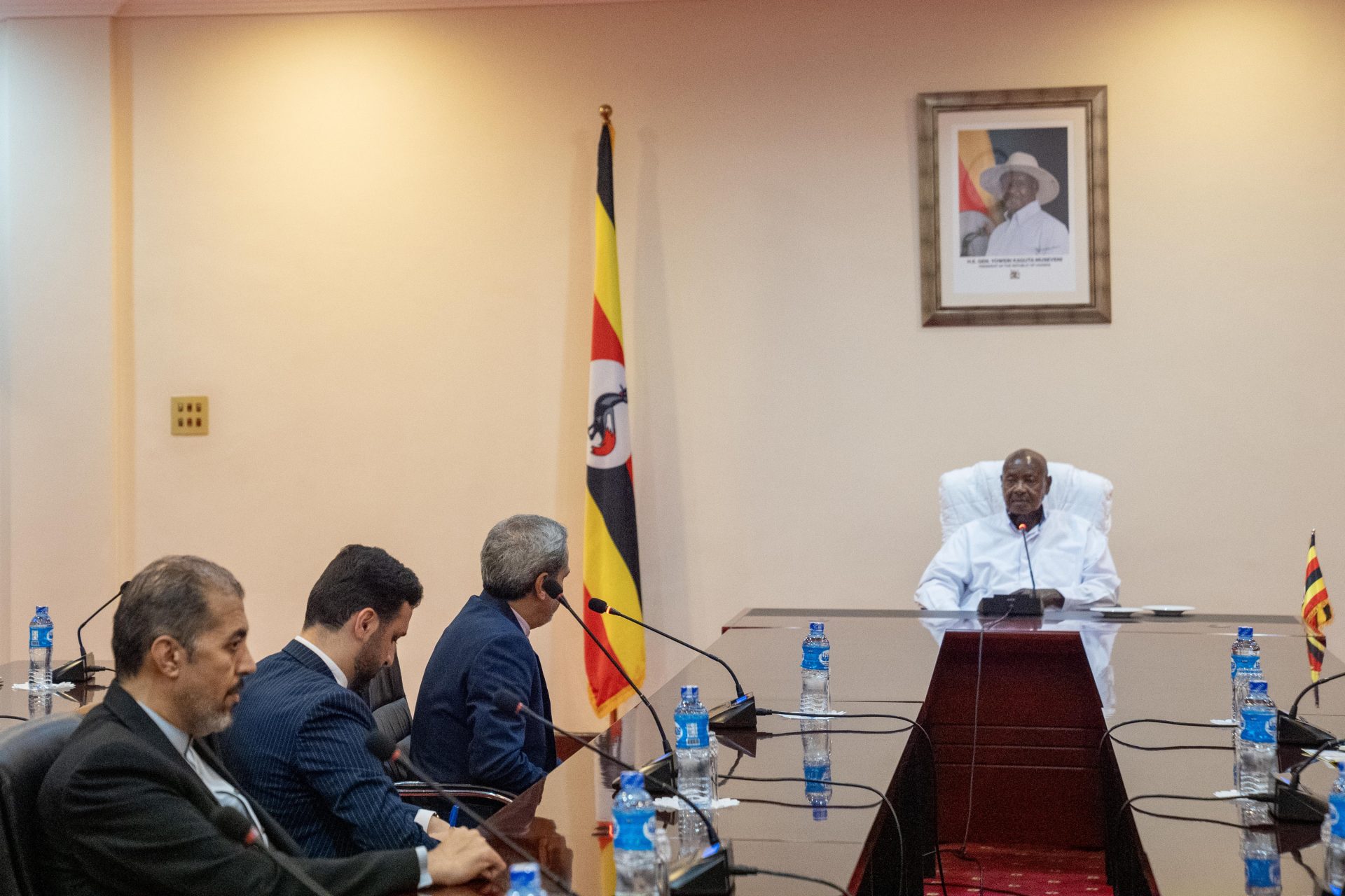 President Museveni Urges Iranian Investors To Establish Agro-Processing Factories In Uganda President Museveni meets Iranian Delegation at State house - Entebbe - 26-Oct-2026