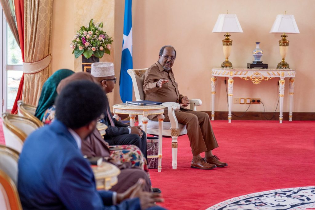 President Museveni meets Somali President, Hassan Sheikh Mohamud at State House Entebbe - 26-Oct-2026